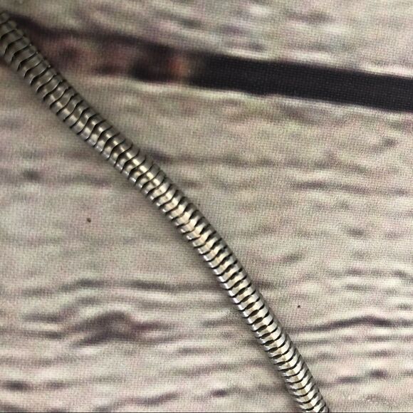 Silver / Gold Statement Necklace - Picture 4 of 5